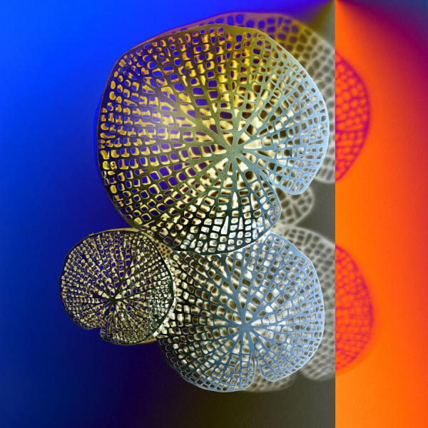 Dekobild Metallblatt, Keilrahmen 80x80x4 cm 490 €