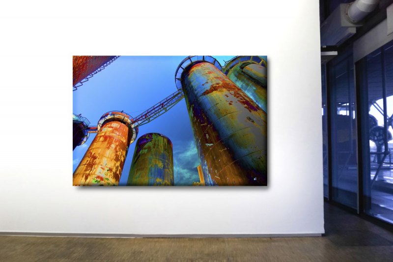 Nr. 1 steelmill, 150x100x4 cm, Leinwand, 450 €