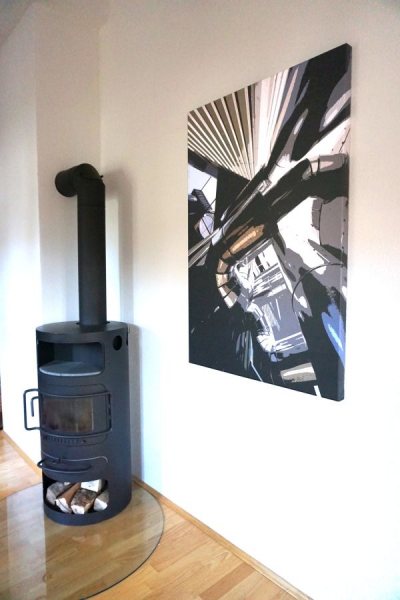 Nr. 3 digester, 80x120x4 cm, Leinwand, 395 €