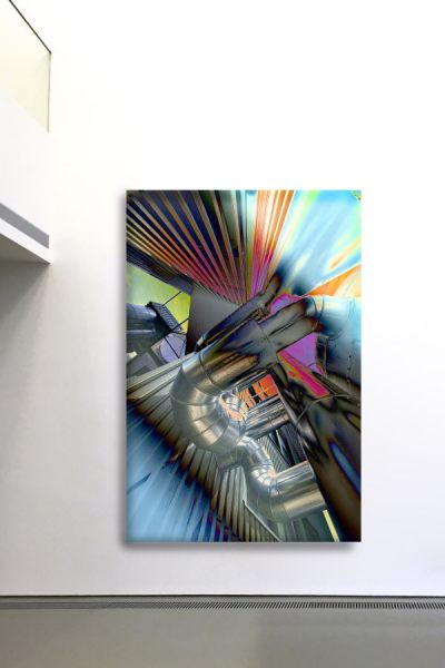 Nr. 9 industrie, 120x160x4 cm, Leinwand, 590 €