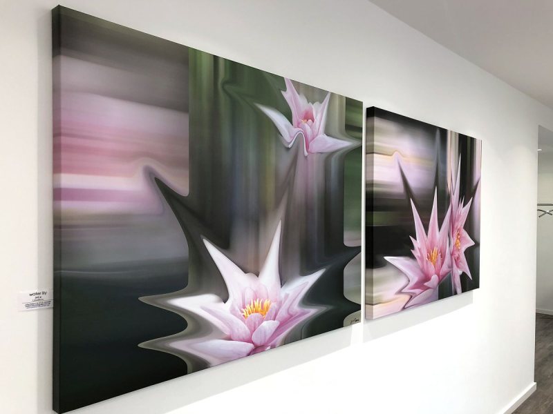Nr. 16 waterlily, 120x80x4 cm, Leinwand, 395 €