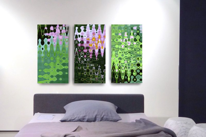 Nr. 3 mimosa, 50x100x4 cm, Leinwand, 295 €