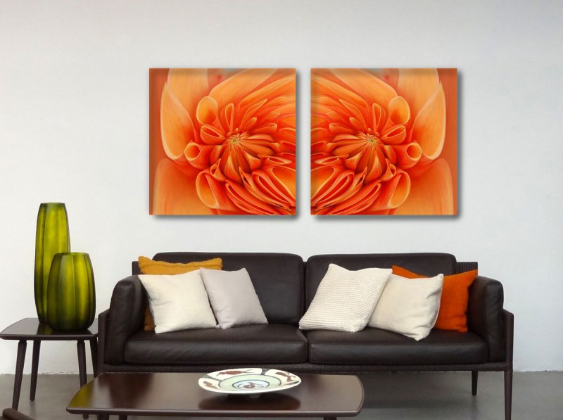 Nr. 8 dahlie, 80x80x4 cm, Leinwand, 345 €