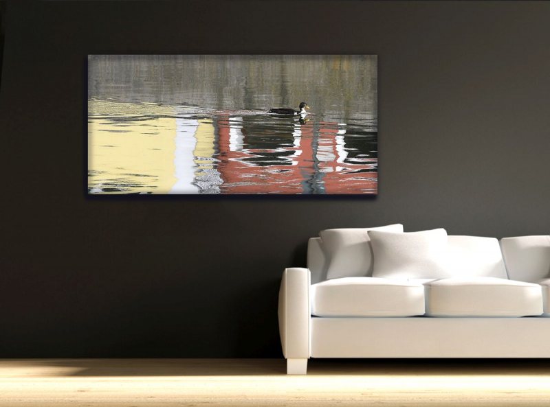 WIO duck, 60x120x4 cm, Leinwand, 450 €