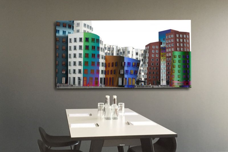 Wandgestaltung Düsseldorf – Modernes Panorama Raumbeispiel
