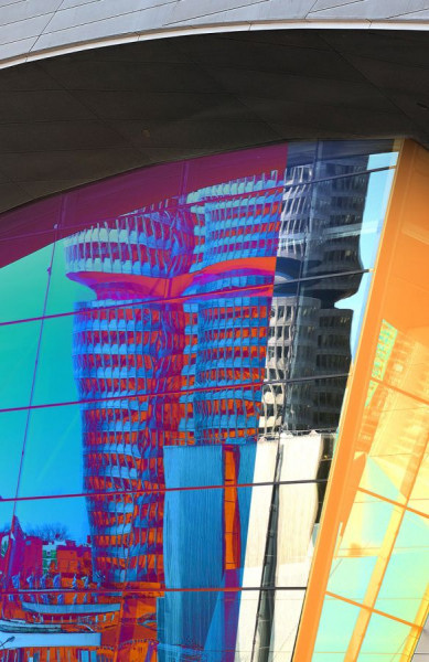 BMW Welt München Wandbild – Abstraktes Architektur Fotodesign