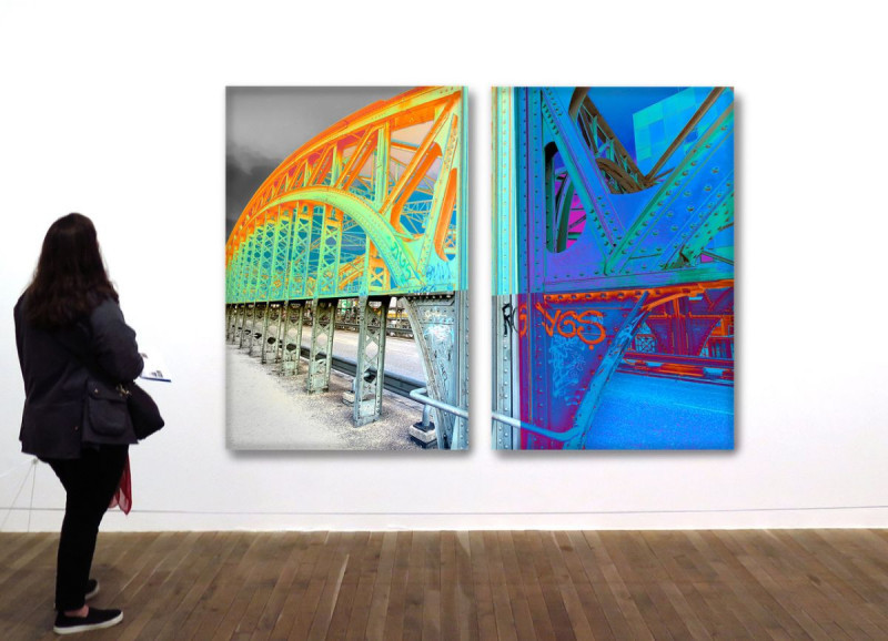 Wandgestaltung Hackerbrücke München – XXL Bild im Businessraum