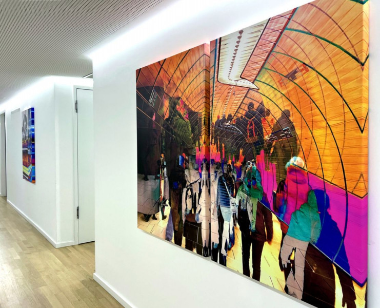 Moderne Bürogestaltung München U-Bahn Marienplatz – 2-teilig